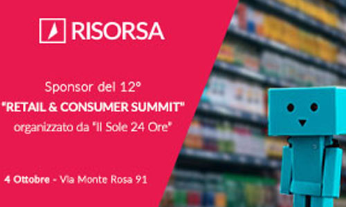 Sponsorship Risorsa per il “12° Retail&Consumer Summit”